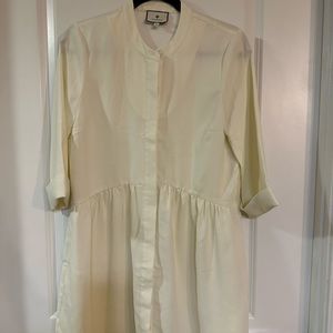 Tuckernuck Ivory Royal Shirt Dress